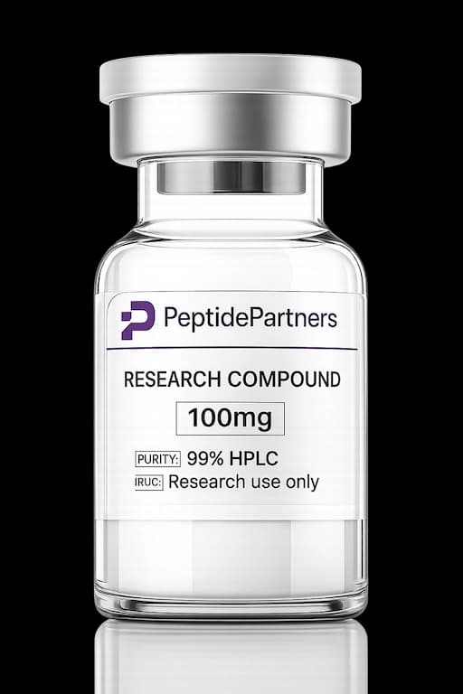 Peptide Partners research peptide vial